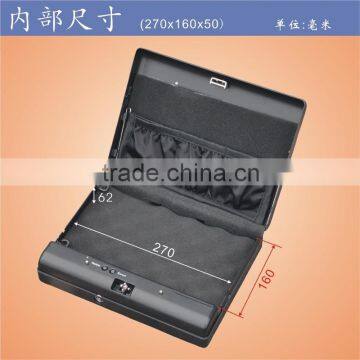 Wholesale- MS500 Micro Vault Biometric Fingerprint Handgun Pistol Small Car Security Storage Steel Safe Box / Gun Vault photo-6