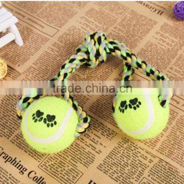 New Design Double Tennis Balls Dog Cat Toys for Training Dogs Cats photo-2