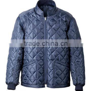 EN-340-EN14058 winter men warm thermal quilted wadded jacket