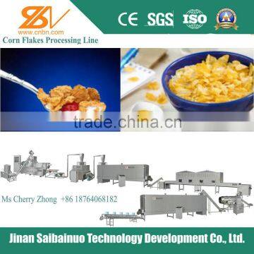 Cereal corn flakes extruder