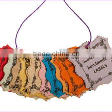 Fashion quality Paper color printed jewelry tags,wholesale jewelry tags, paper name tag jewelry