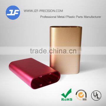 China CNC machining process parts of Custom aluminum power bank case