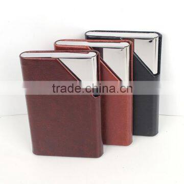 PU metal business card holder or name card holder with logo for promotion