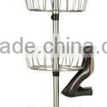 Hot selling 4 tier revolving metal shoe rack