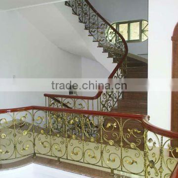 Top-selling classical wrought iron stair handrail