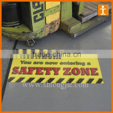 Custom Good Quality Full Colour Print Anti Slip Scratch Resistant Vinyl Pavement Decals