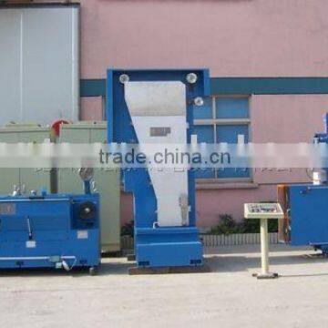 Medium copper wire drawing machine with annealer