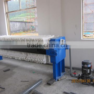 frame filter press sludge dewatering