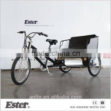 ESTER Unique adult Pedal Passenger Pedicab with LED lights