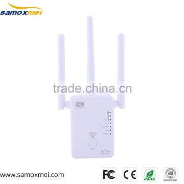 AC750 concurrent dual band wireless WiFi Repeater /WiFi Extender / Access Point / Wireless Router 750Mbps