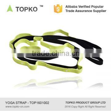 ECO-friendly Physical Multi-Loop Elastic Fitness Yoga Strap Premium Stretch Strap