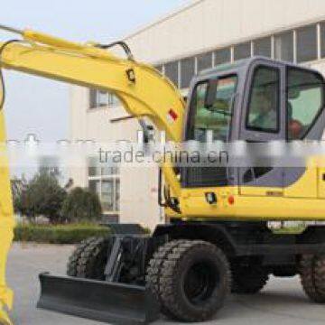 6ton small wheel excavator mini hydraulic wheel excavators 6ton,7ton,8ton,10ton