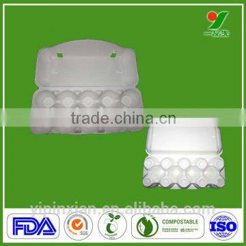 Eco-friendly Wet Press Process Sugarcane Pulp Molded Egg Tray