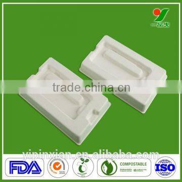 Disposable professional customized biodegradable bagasse blister packaging for syringes