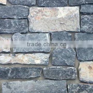 Charcoal Color Exterior Wall Edging Loose Stone