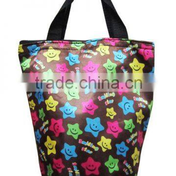 Manufacturer star printing fashion tote shopping bags