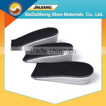 3/4 half pu foam height increase shoes insole inserts