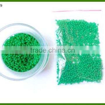 Green color Crystal Soil Water Pearls Gel Jelly Balls Beads