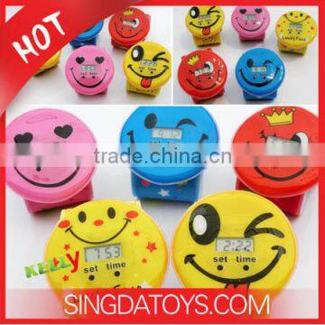 New & Hot G101-1 Cute Smiling Face Nice Promotional PVC Slap Watch