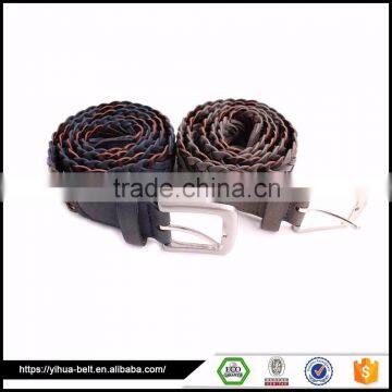 promotional Two colors braided rope belt for men