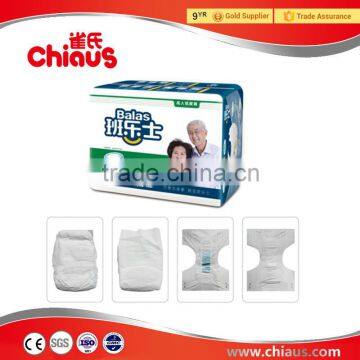 Economic adult diaper with high absorption