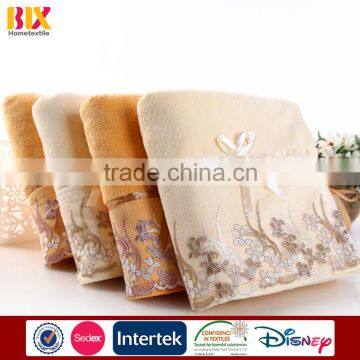 Hot Selling high quality microfiber bath towels, microfiber bath towels with lace