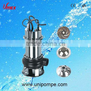 WQG Submersible sewage stainless steel pump