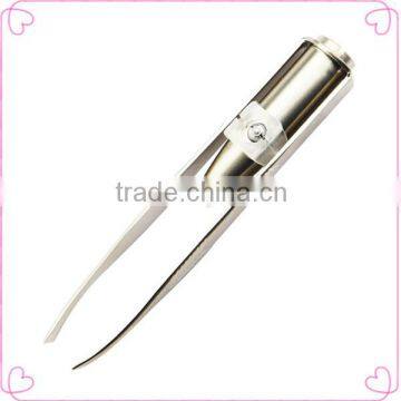 Led electric eyebrow tweezer and tweezer magnifier with led light