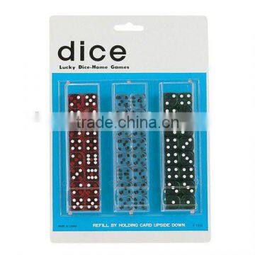 Plastic Dice Set TFB-1235-RT