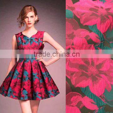 2016 new design polyester dobby satin fabric, jacquard design