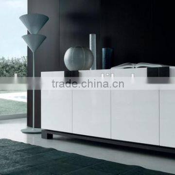 Modern design sideboard white high gloss