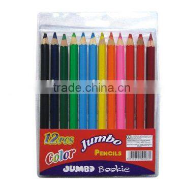 jumbo wooden color pencil/ colored pencils