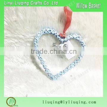 Hot sale cheap Wooden heart decoration/Willow heart/Hanging heart decorations