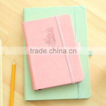 2016 new custom fashion agenda organizer planner notebook PU Leather Diary