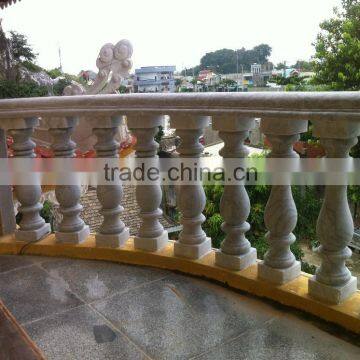 White Fashion Marble Hand-rails Interior Stair Railing From Vietnam photo-4