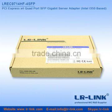 OEM/ODM Intel I350 Chipset PCI Express x4 Quad Port SFP Gigabit Ethernet Lan Card photo-5