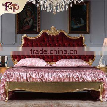 luxury classic bedroom furniture -leaf filding bed                        
                                                Quality Choice