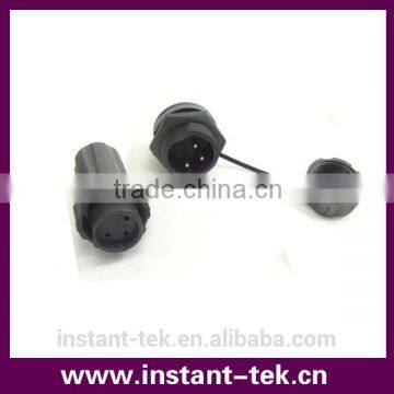 INST Plug and socked IP68 3pin connector terminal 22mm M22 ethernet connector