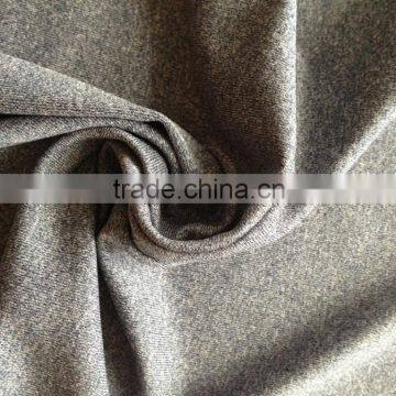 Polyester Spandex Four Way Stretch Jersey Fabric CD Cation Poly Heather Color Sport Wear Fabric Cation Spandex Jersey Fabric photo-5