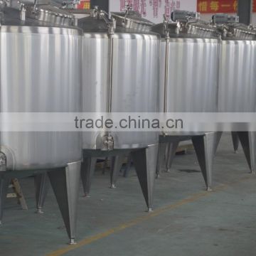 Food sanitary stainless steel semi automatic 1000L CIP tank