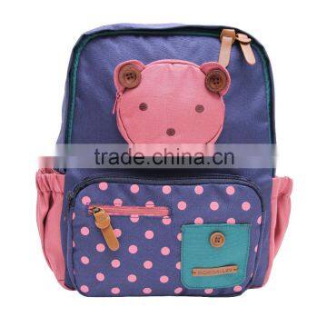 Waterproof Oxford Cotton Material Cartoon Pattern Backpack Bag