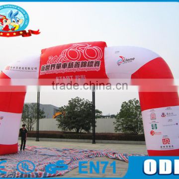 Attractive Advertising inflatable rainbow arch entrance arch