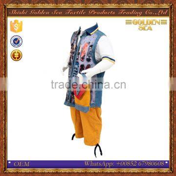 Summer Three-pieces Overalls Baby Boy Suit photo-3