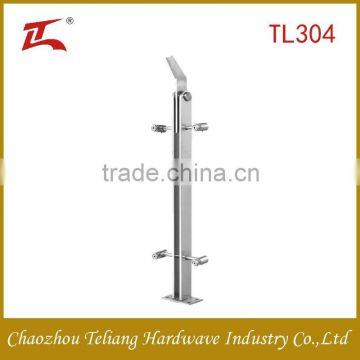 free sample galvanized steel pipe balcony railing ,steel pipe stair handrail