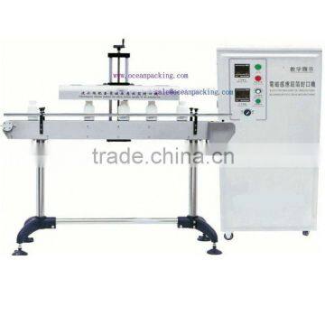 Electromagnetic induction aluminum foil automatic food container sealing machine for production line