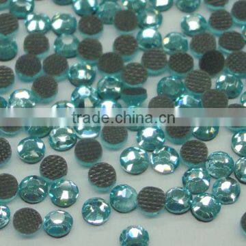 enviromental quality blue DMC rhinestone material