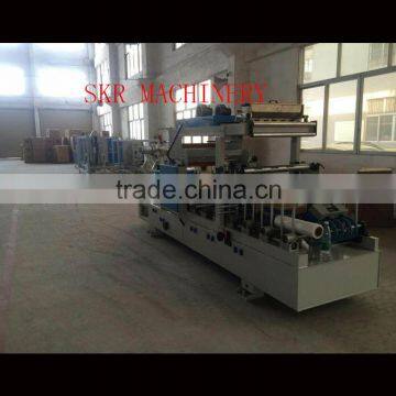 PVC/PE/PP WPC board profile pipe wrapping machine Automatic glue coating machine