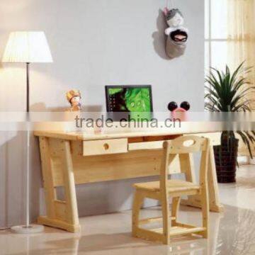 Ajustable office design pine desk for children