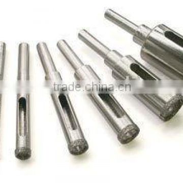 Electroplated diamond core drill bit