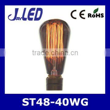 ST48 osram bulb 40w incandescent glass body